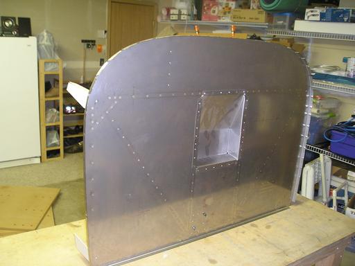 Front of finished firewall