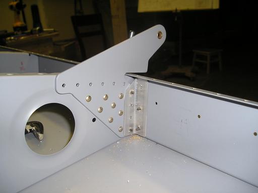 Match drilling hinge attach angle