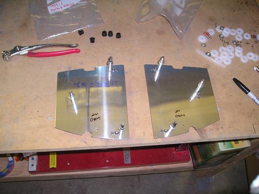 Installing nutplates on T-913 sender plates