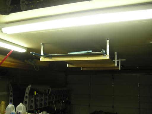Overhead shelf