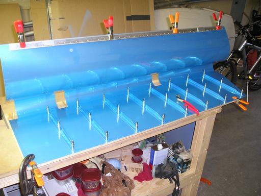 Match drilling skin and stiffeners