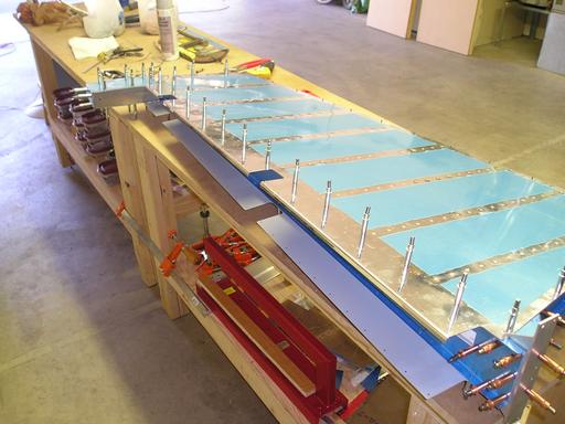 Assembled rudder