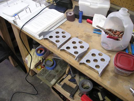 Riveted pedals
