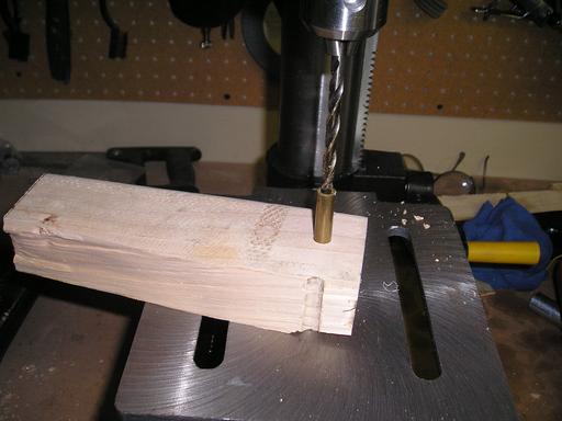 Drilling brass bushing