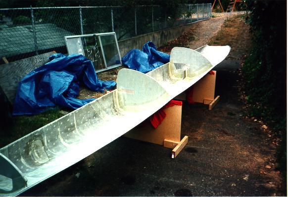 Float half completed