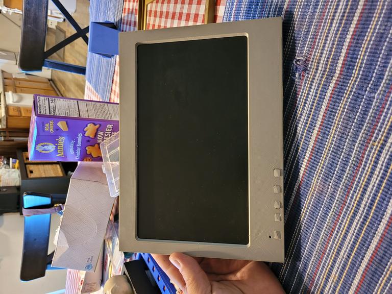 front side of enclosure