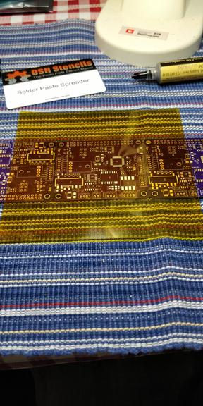 Chart Plotter Hat ready for solder paste