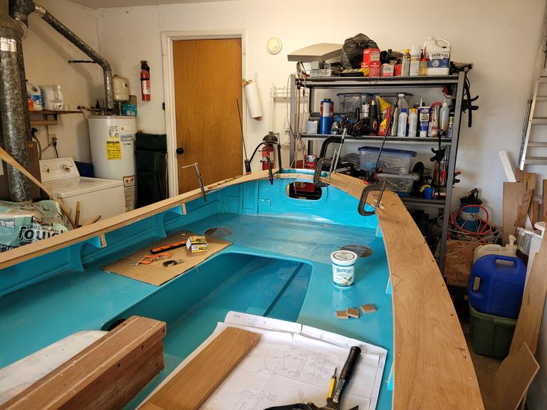 installing aft deck
