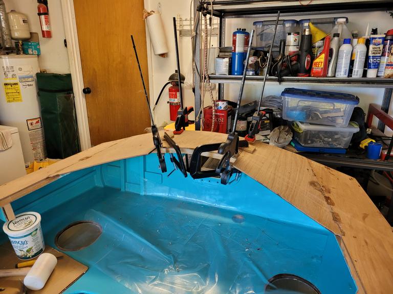 installing aft deck 2
