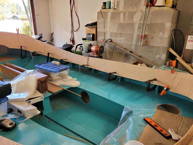 dry fit starboard coaming