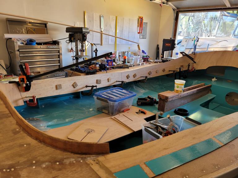 glueing port coaming