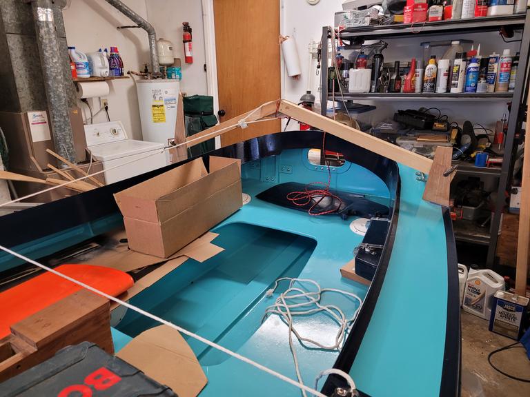 templating rear cover truss