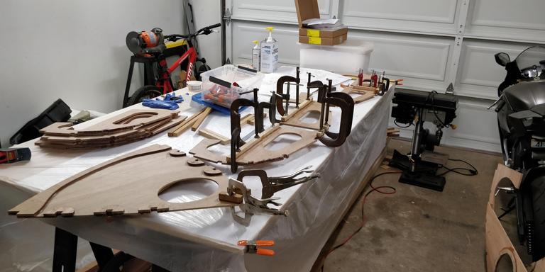 frame nailer glueup