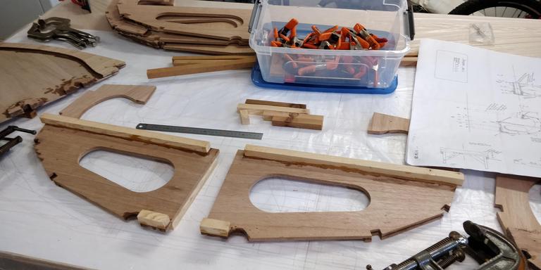 frame nailer glueup unclamped