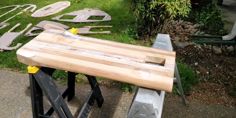 centerboard finished ready for lead