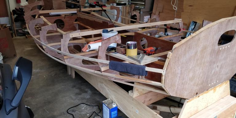 wetting stringers at stern