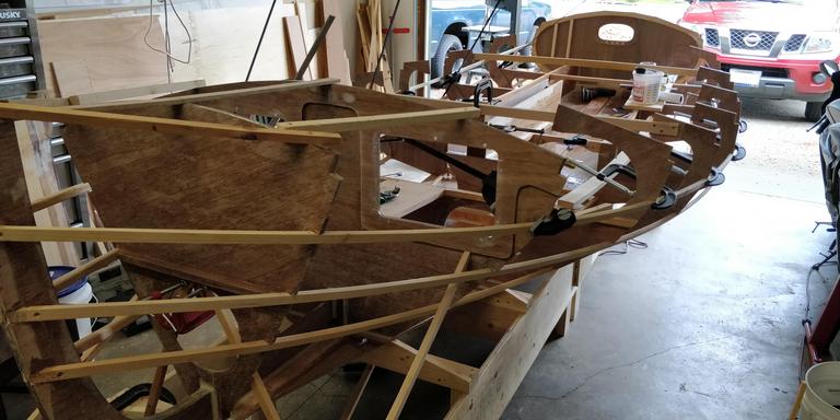 third stringer being fitted