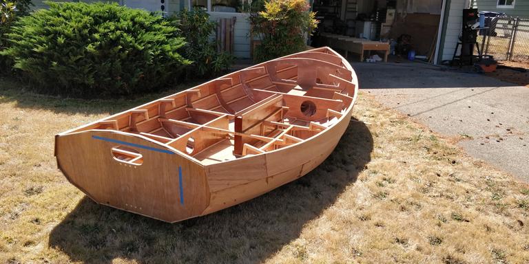 out of jig in yard from stern