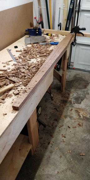 planing to final thickness