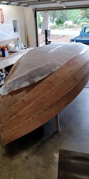 fiberglassing bottom