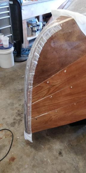 fiberglassing stem