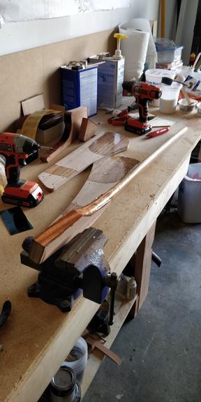 epoxy coating tiller and rudder casing sides