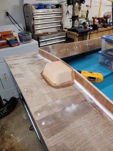 mizzen sheet cleat block