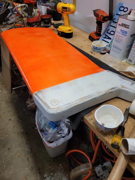View of centerboard