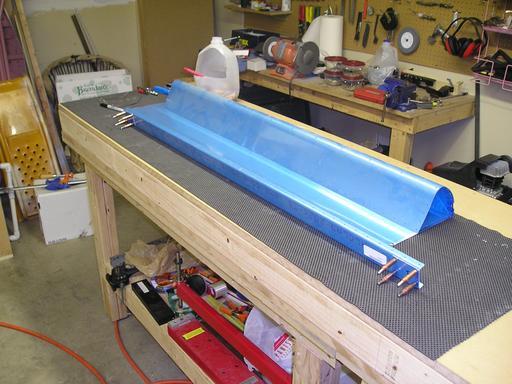 Doublers cleco'd to spar