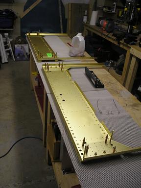 Getting ready to rivet