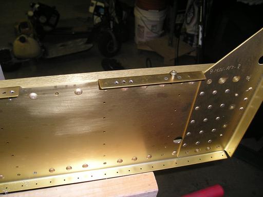 Drilling, installing nutplates on F-904
