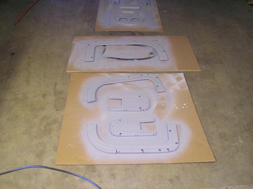 Painting parts