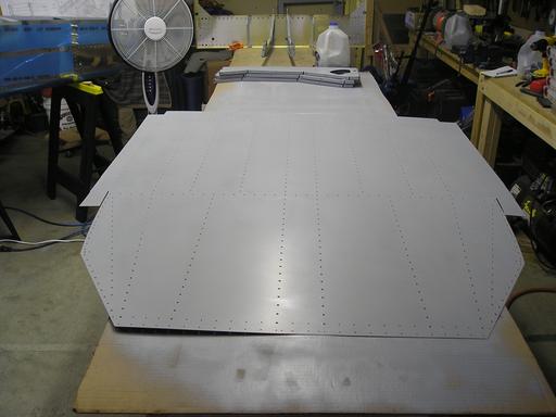 Bottom skin primed