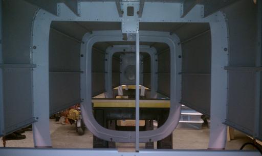 Looking aft in tailcone