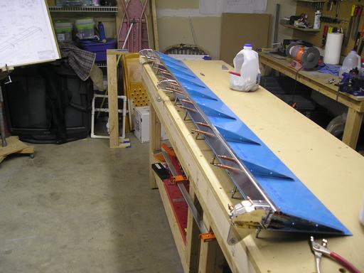 More assembled flap