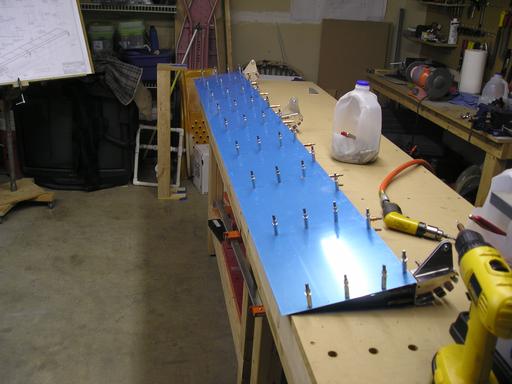Cleco lower skin to assembly