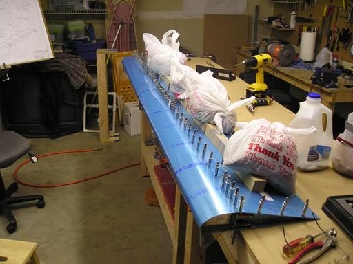 Installing nose skins