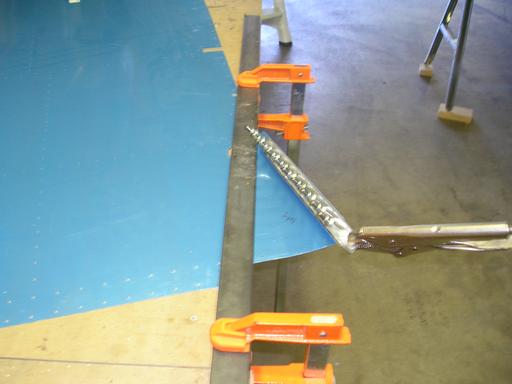 Bending side skin setup