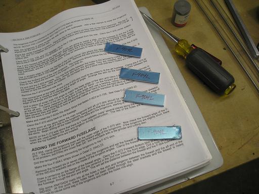 Fabbing F-904L attach strips