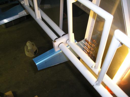 Drilling holes in center bearing block