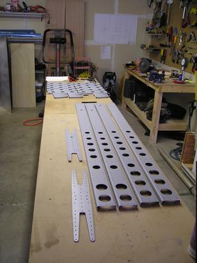 Primed ribs and spars