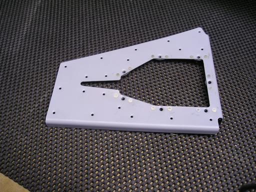 finished access panel doubler