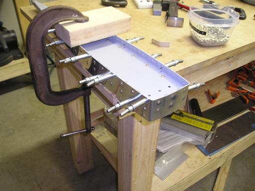 Riveting counterbalance skin