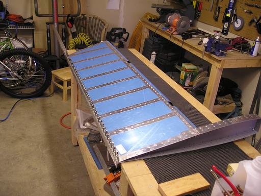 Glueing trailing edge