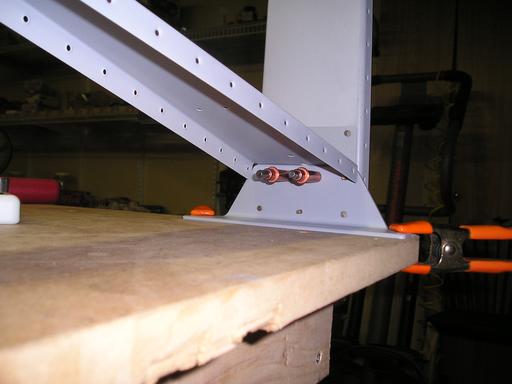 Rudder horn and lower rib