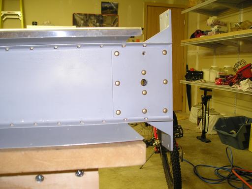 Redid lower doubler and rudder horn