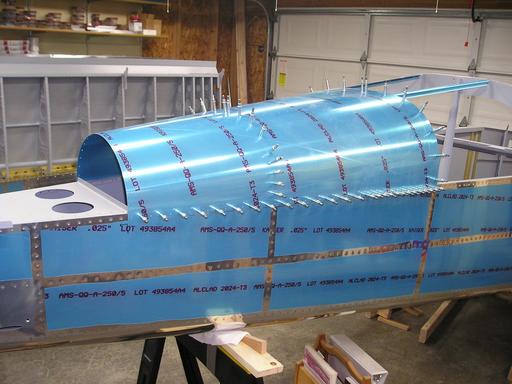F-775 cleco'd in place