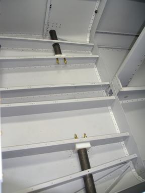 Inboard ends of steps