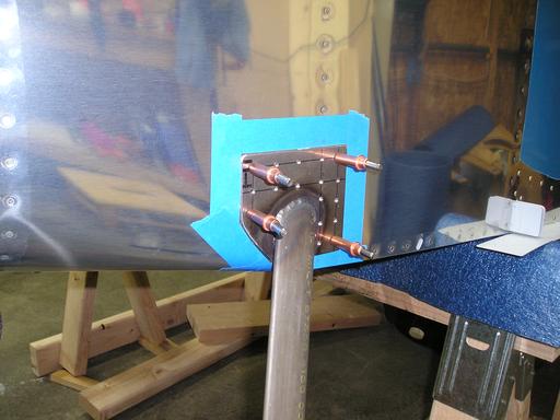Step ready for painting, installation