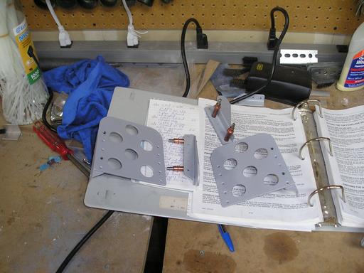 Brake Pedals ready to rivet